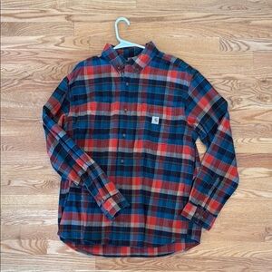 Carhartt Red and Blue Plaid Shirt